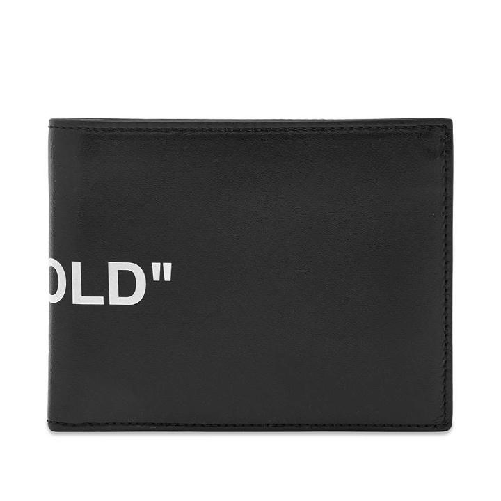 Photo: Off-White Quote Billfold Wallet