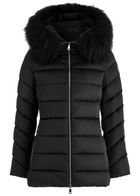 Moncler Cupidone Hooded Belted Shell Jacket Black