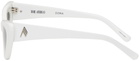 The Attico White Linda Farrow Edition Dora Sunglasses