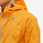 K-Way Men's Le Vrai 3.0 Claude Packable Zip Jacket in Orange