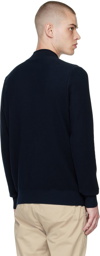 Sunspel Navy Fisherman Sweater