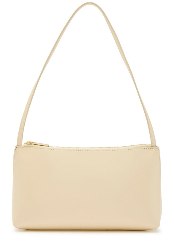 Photo: Mansur Gavriel Gaia Smoothed Leather Shoulder bag - Cream - One Size