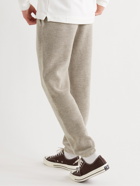 Rag & Bone - Tapered Ribbed Merino Wool Sweatpants - Neutrals