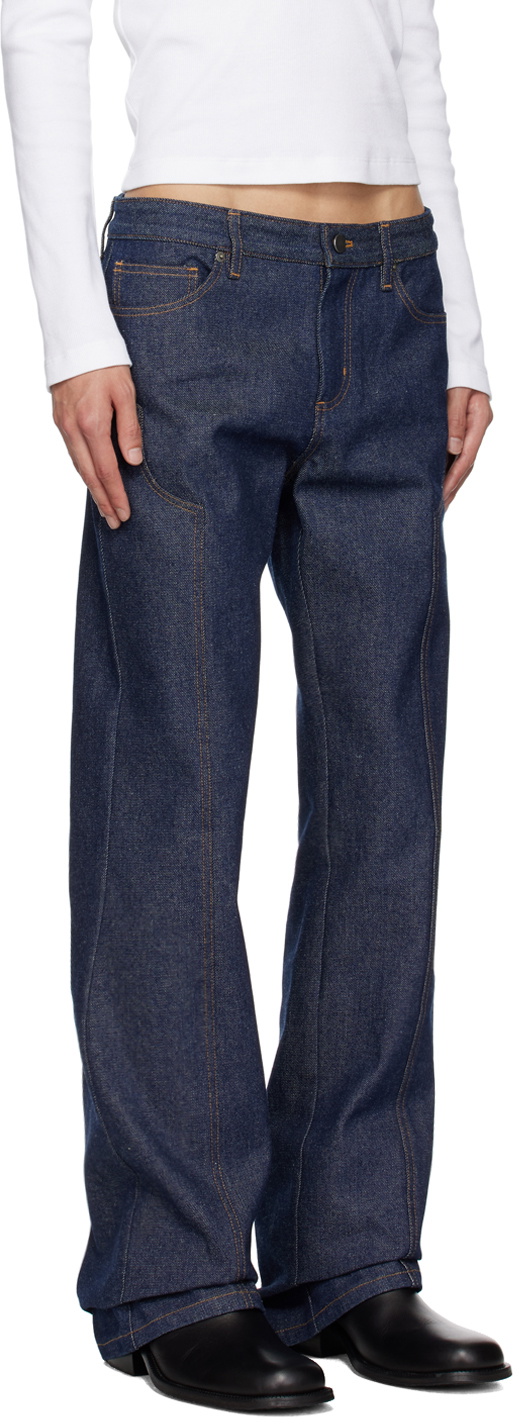 K.NGSLEY Indigo Ravedin Jeans