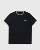 Fred Perry TWINTIPPEDT-SHIRT Blue Mens Shortsleefe