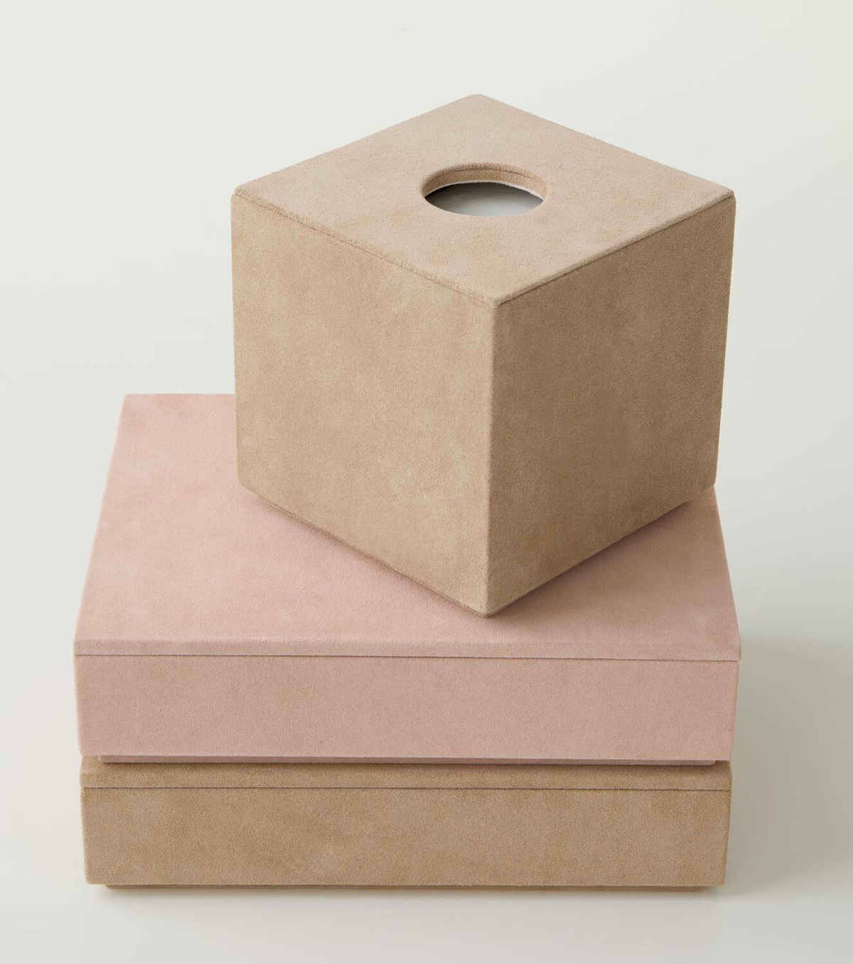 Michaël Verheyden Suede and wooden letterbox