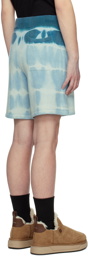 AMIRI Blue Tie Dye Shorts