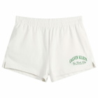 Calvin Klein Women's Logo Cotton Jerset Short in Tofu