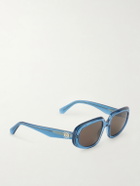 LOEWE - Anagram Round-Frame Acetate Sunglasses