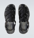 Sabah Porto leather fisherman sandals