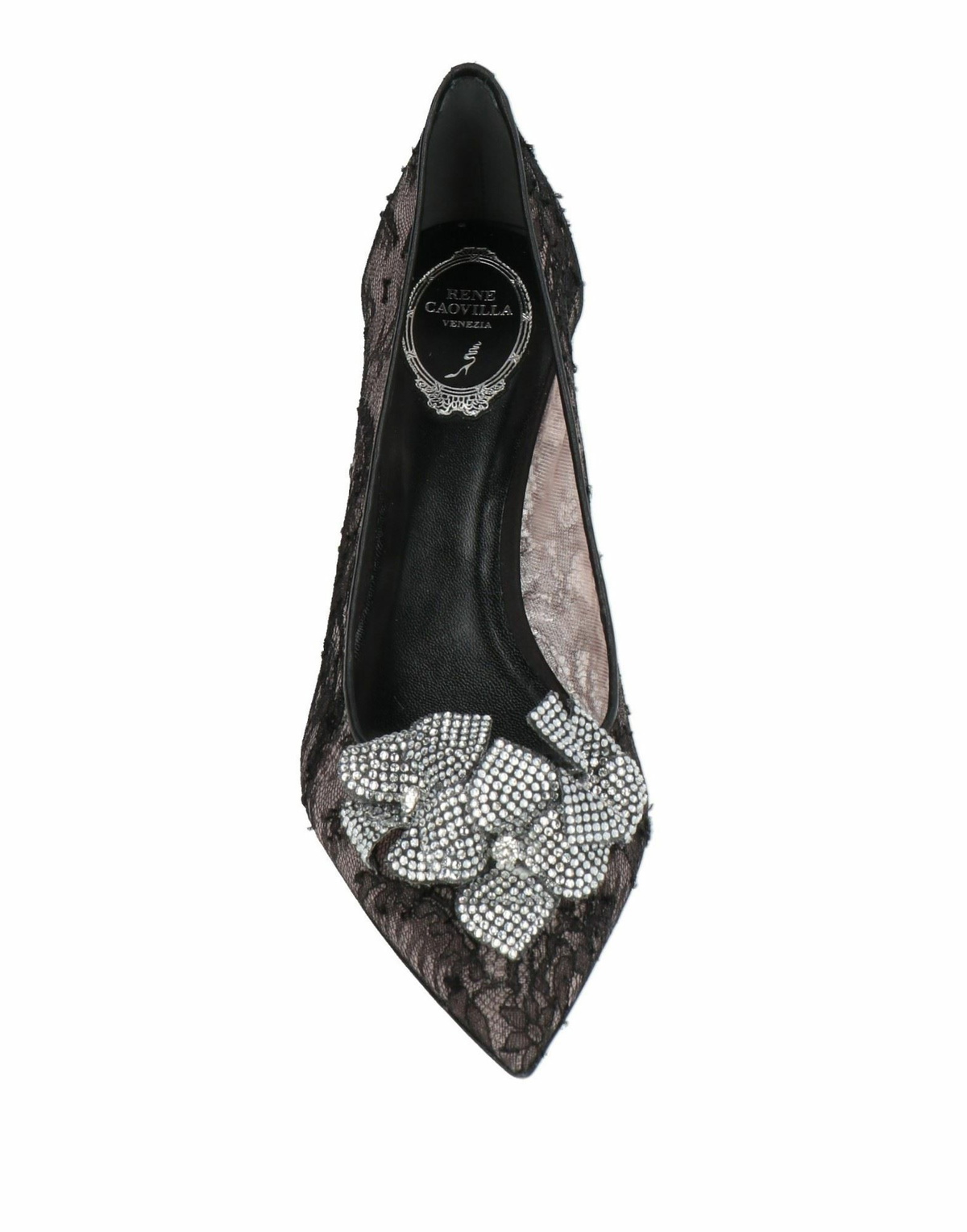 Rene' Caovilla Womens Pumps in Black