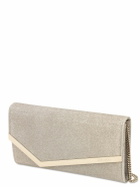 JIMMY CHOO - Emmie Infinity Glittered Clutch