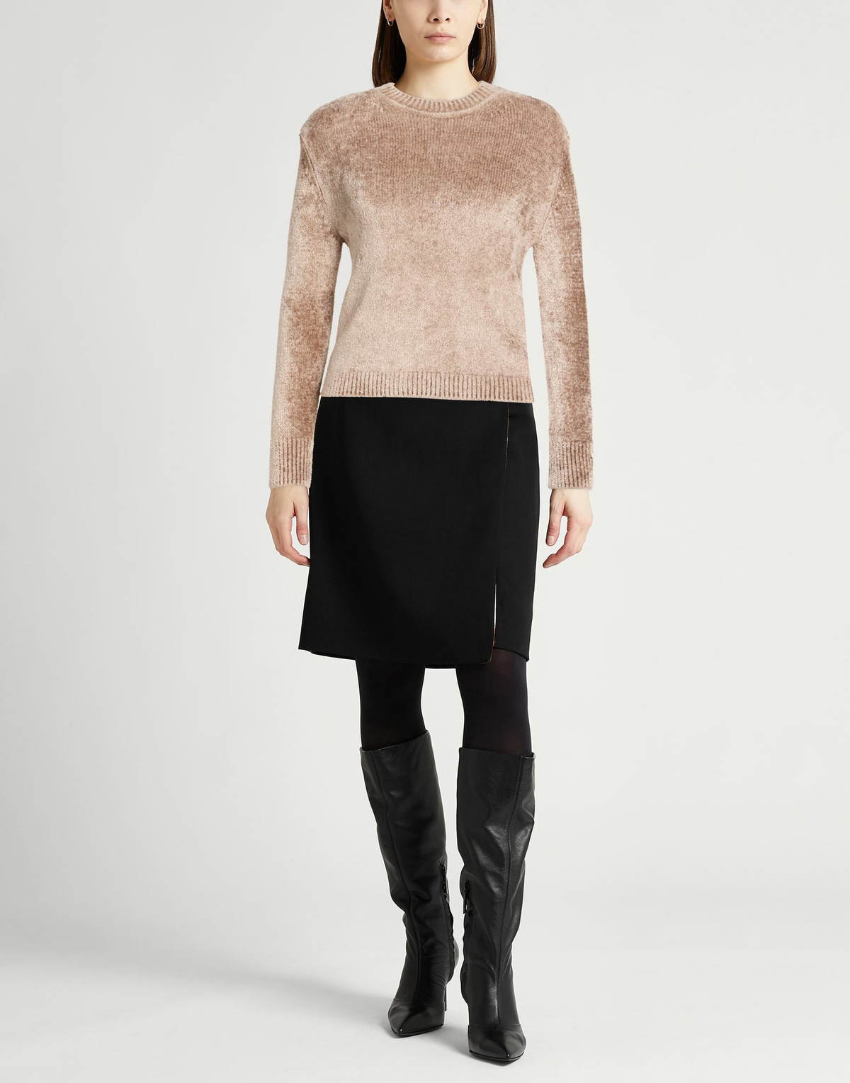 Herno Resort Womens Sweater Light brown