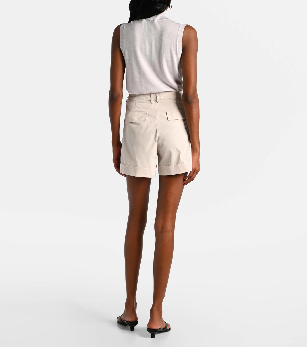 'S Max Mara Ubino cotton poplin Bermuda shorts