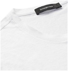 Ermenegildo Zegna - Mélange Linen T-Shirt - White