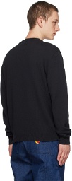 Sky High Farm Workwear Black Character Sweater