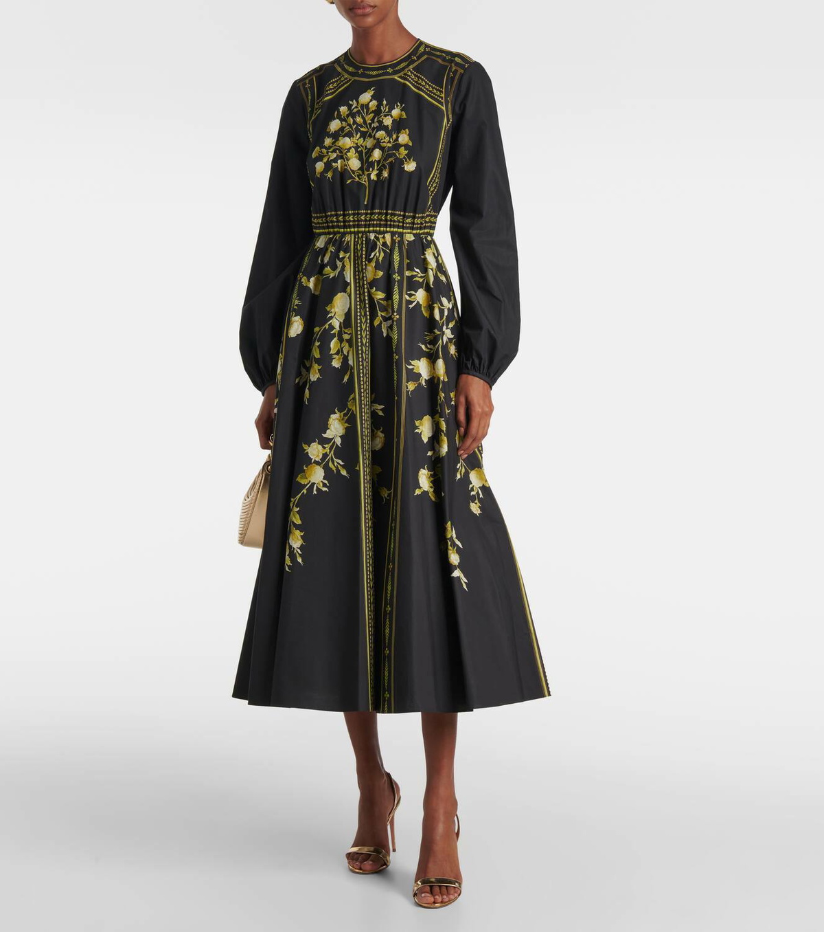 Giambattista Valli Papier Peint cotton poplin gown
