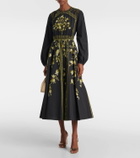 Giambattista Valli Papier Peint cotton poplin gown