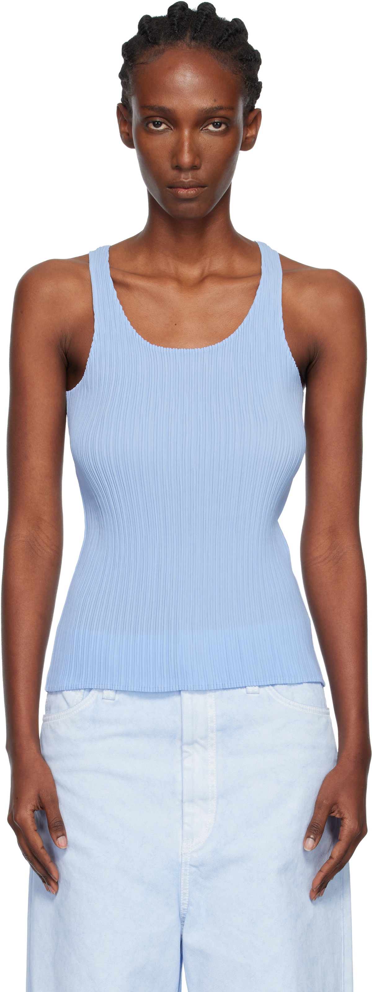 Issey Miyake Black Square Scheme-1 Tank Top Issey Miyake Men