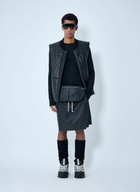 Moncler + Rick Owens Drawstring Midi Kilt Shorts