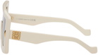 Loewe Off-White Anagram Mask Sunglasses