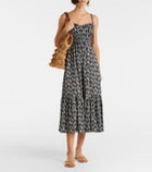 Ulla Johnson Nadine printed cotton-blend midi dress
