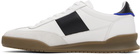 PS by Paul Smith White & Black Leather Dover Sneakers