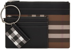 Burberry Brown Check Pouches