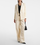 Dorothee Schumacher Casual Sophistication linen and cotton wide-leg pants
