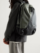 Master-Piece - Slick Large Canvas and Leather-Trimmed CORDURA Backpack