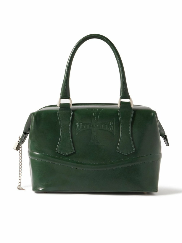 Photo: Enfants Riches Déprimés - Logo-Embossed Leather Messenger Bag