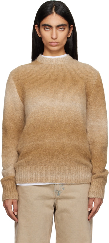 Photo: Études Tan Alpaca Round Neck Sweater