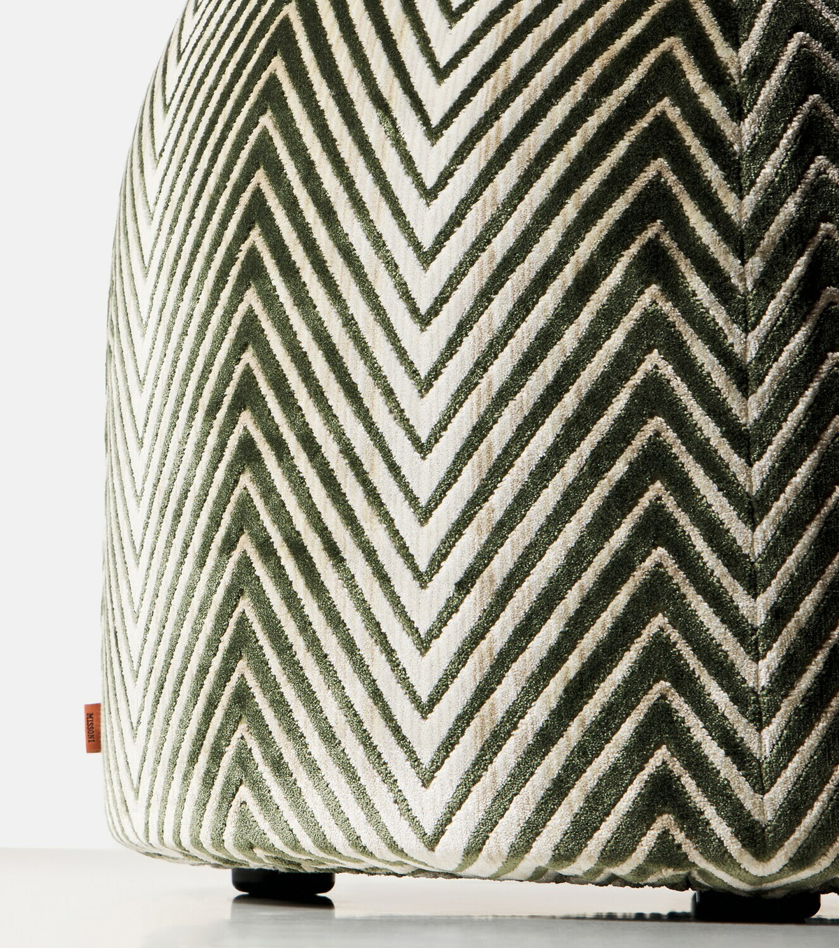 Missoni Ziggy velvet pouf