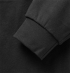 adidas Originals - Adiplore Logo-Appliquéd Loopback Cotton-Jersey Hoodie - Black
