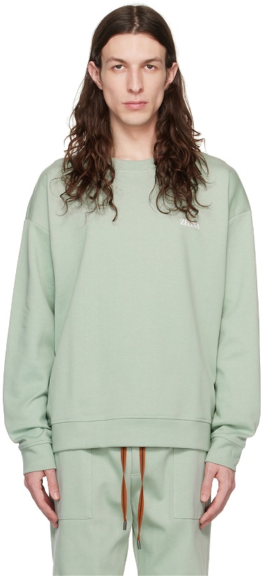 Photo: ZEGNA Green Essential Sweatshirt