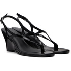 Gimaguas Black Sandal Wedges Heeled Sandals