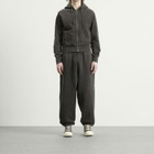 Entire Studios Men's Slim Zip Up Hoodie in Washed Black