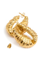 Joanna Laura Constantine Seashell 18kt Gold-plated Hoop Earrings - One Size