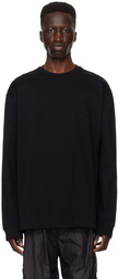 Wooyoungmi Black Printed Long Sleeve T-Shirt