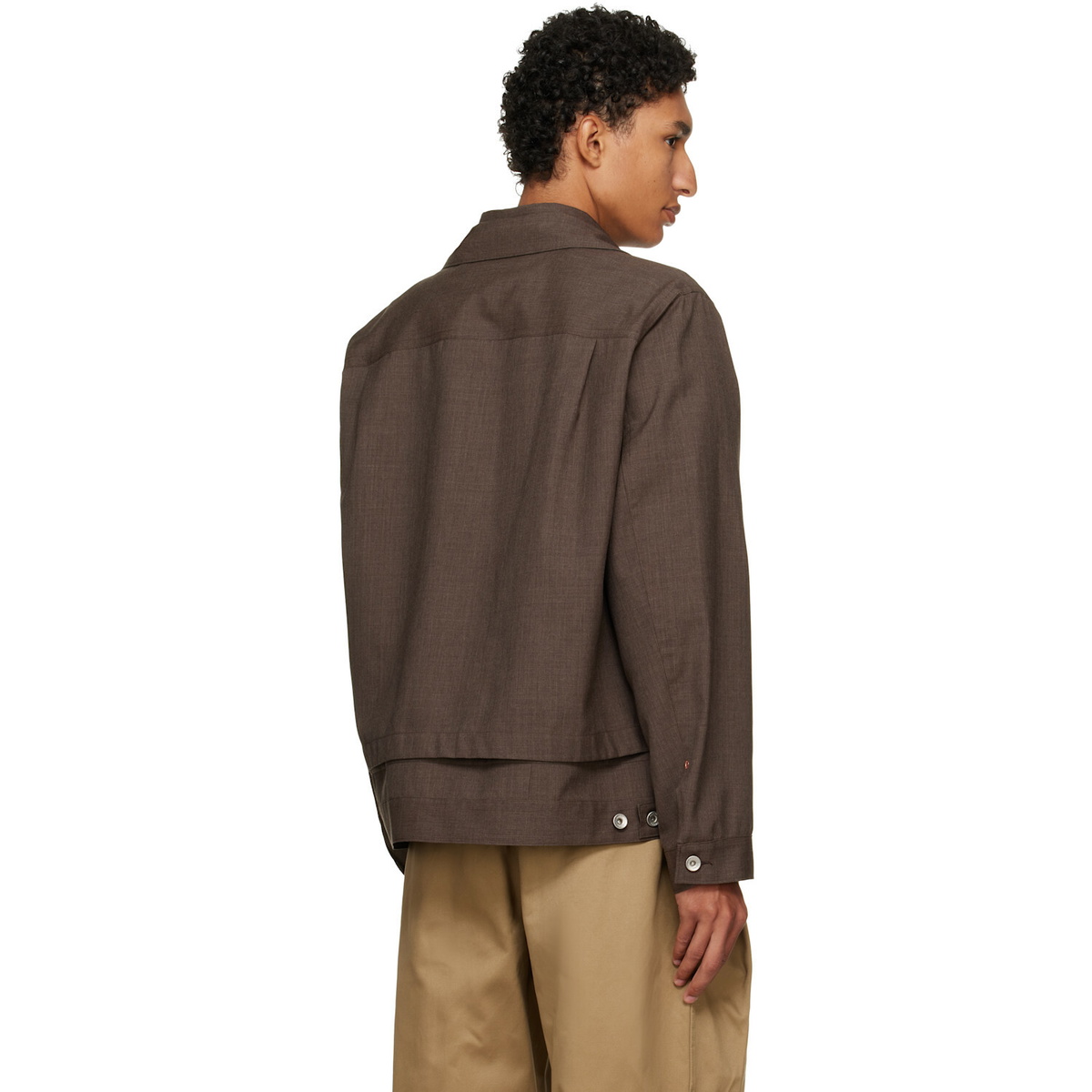 sacai Brown Suiting Jacket