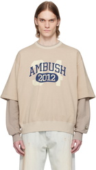 AMBUSH Beige Layered Sweatshirt
