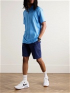 Nike Golf - Tour Striped Dri-FIT Golf Polo Shirt - Blue