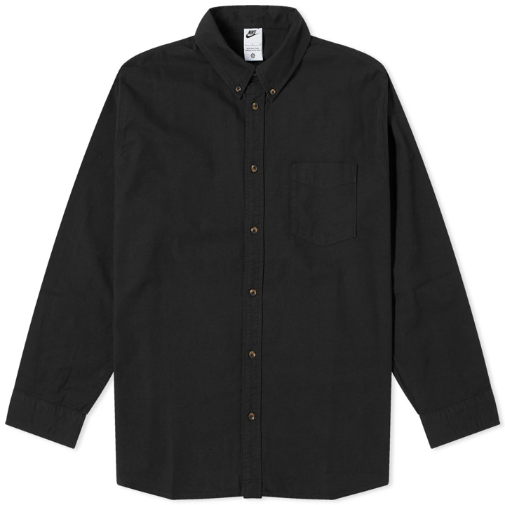 Photo: Nike Men's Life Oxford Buttondown Shirt in Black