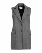 Manila Grace Womens Blazer in Grey