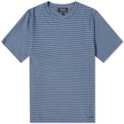 A.P.C. Men's Aymeric Stripe T-Shirt in Blue/Grey