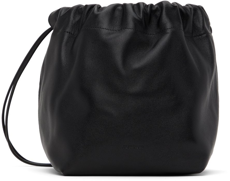 Jil Sander Black Mini Dumpling Bag