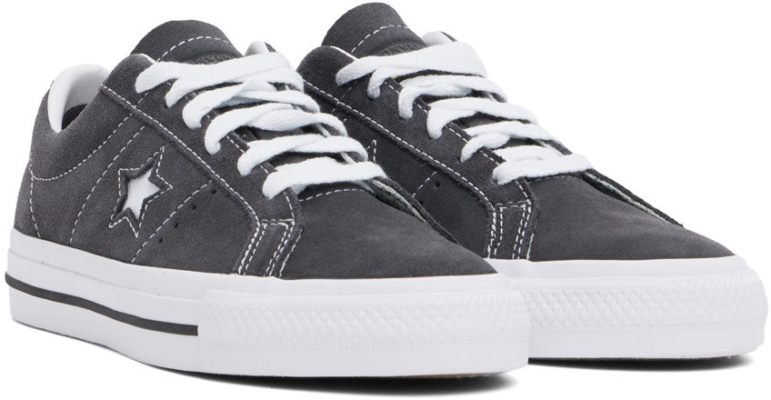 Converse Gray CONS One Star Pro Suede Sneakers