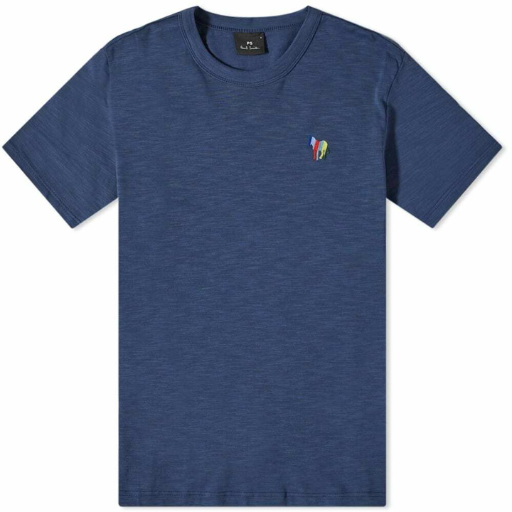 Photo: Paul Smith Men's New Zebra Logo T-Shirt in Blue