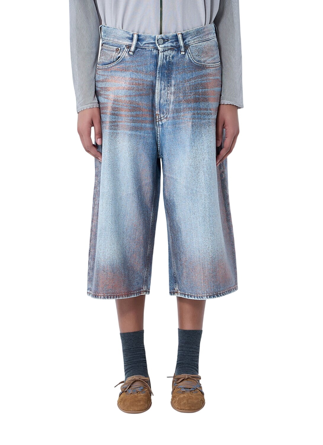 Acne Studios Black Wool Pleated Shorts Acne Studios
