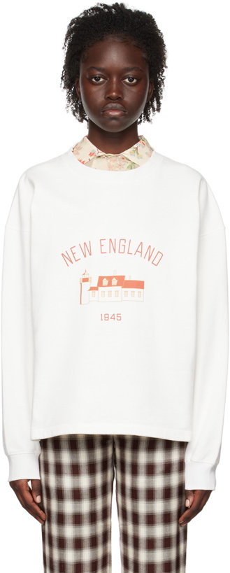 Photo: Bode White New England Sweatshirt